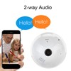 Phone WiFi Control Bulb Camera 360° Full Vision InfraRed 1080P