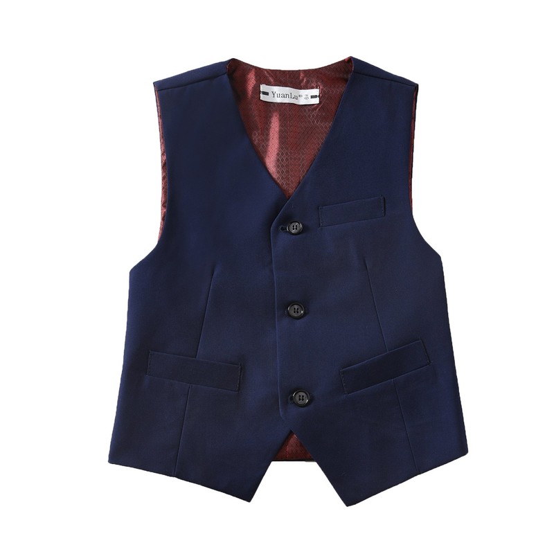 Yuanlu - Conjunto de 4 piezas de traje formal para