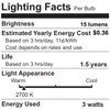 Creative Hobbies® 3 Watt Flicker Flame Light Bulb - Flame