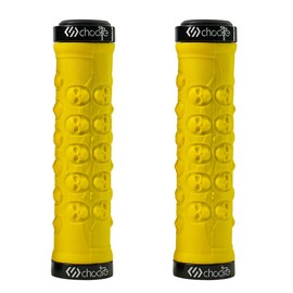 Chooee Bicycle Grips,Lock on Mountain Bike Grips For MTB, Bike Handlebar Grips For BMX Yellow