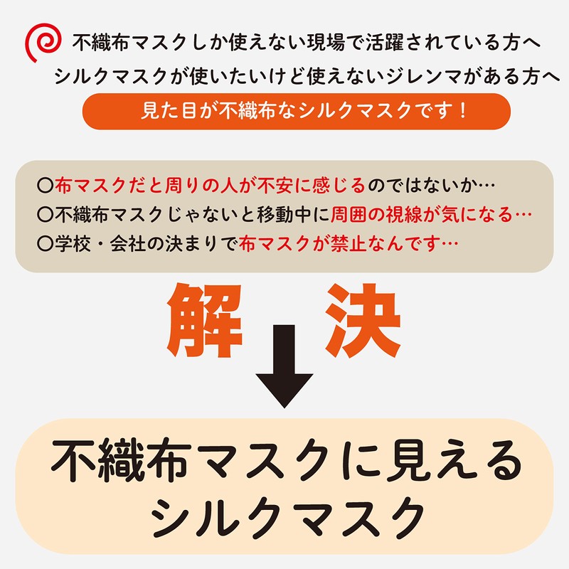 Kosugi Fabric Lightweight Non-Woven Silk Mask 3D Type M Gray