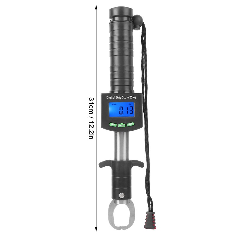Digital Scale Fishing Grip Stainless Steel Fish Lip Grabber Electronic