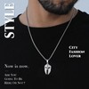 Ticome Spartan Warrior Helmet Necklace,Retro Ancient Greek City-State Honor Commemorative