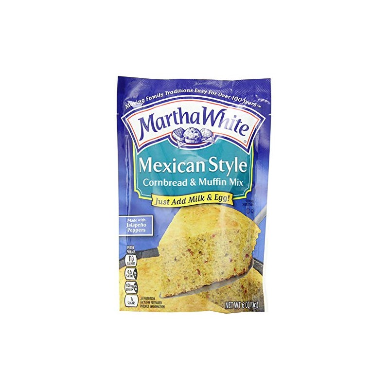Martha White Mexican Style Corn Bread & Muffin Mix (6