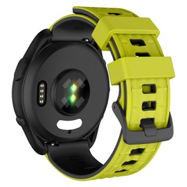 OVERSTEP Silikon Armband für Coros Pace 3/Apex 2Pro/Apex Pro, Silikon Weiches Armbänder 22mm Ersatzarmband Sport Garmin Venu 2/Venu 3/vivoactive 4