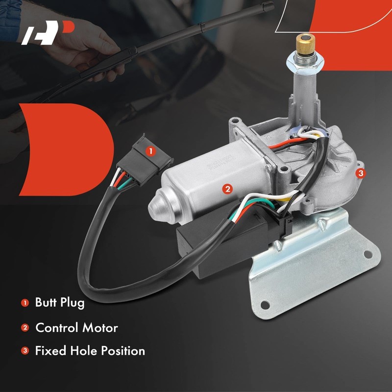 A-Premium Rear Windshield Wiper Motor Compatible with Jeep XJ Series