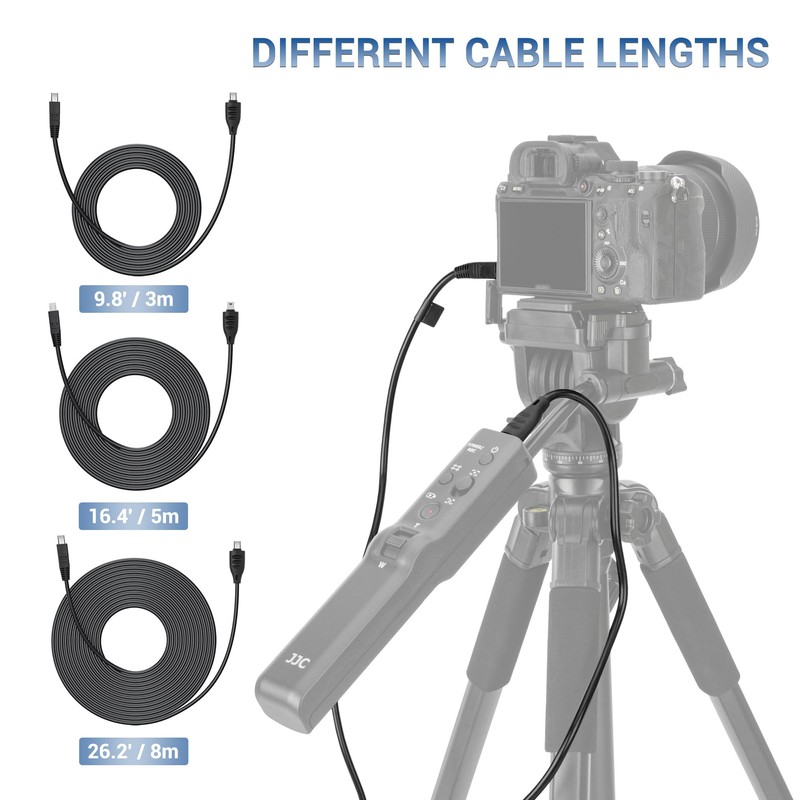 JJC 5M Connecting Cable SR-F2 Remote Commander TP-F2/ TP-F2K Remote