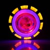 Motorcycle LED Headlight Projector Lens Dual Angel & Devil Eye