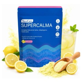 Polvo Nutricional Supercalm KSM-66 Toyocare con Glicinato de Magnesio y L-Teanina para Bienestar, 20 Sobres