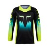Fox Racing YOUTH GIRLS 180 FLORA MOTOCROSS JERSEY, BLACK/YELLOW, X-Large
