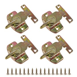 KUMGROT 4 pcs Metal Table Locks Dining Table Locks Dining Table Buckles Connectors Dining Training Table Buckles Connectors for Table Leaf, Extension Tables, Computer Workstations