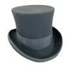 Funk Plus Wool Felt Top Hat Victorian Mad Hatter 6"