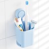 TAILI Suction Toothbrush Holder, Powerful Toothpaste Toothbrush Suction Cup, Self-draining