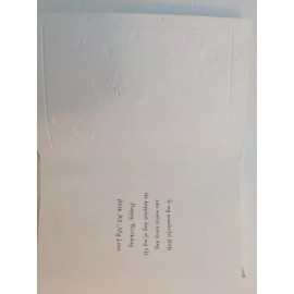 Majestic Happy Birthday Greeting Card with Envelope - For My Beautiful Wife