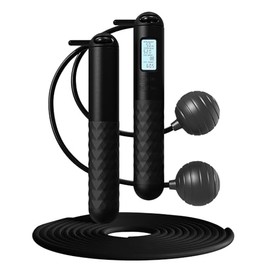 Garselay Cuerda para Saltar，comba，Contador Digital Velocidad para Saltar, Contador de Cuerdas para Entrenamiento, Cuerda de Saltarde Conteo de Pérdida