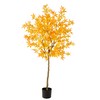 Nearly Natural 5ft. Autumn Maple Artificial Fall Tree