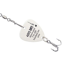 11 Year Wedding Anniversary for Him 4,015 Days Gifts for Men 11th Anniversary Fishing Lure for Husband Valentine Birthday Day