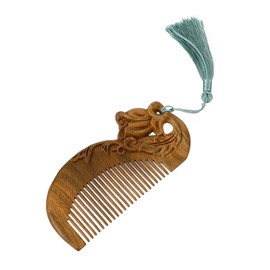 VICASKY Massage Comb with Pattern Carving Hair Styling Tool for All Hair Types Promotes Relaxation Scalp Health