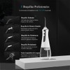 MXBEAUTY Irrigador Bucal Inalámbrico Portatil 300ML,3 Modos,5 Boquillas