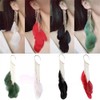 Kicomvi Feather Full Ear Cuff Bohemian Long Tassel Feather Clip