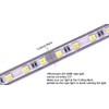 CBconcept 120VSMD3528-20M-CW 120 -volt SMD3528 Flexible Flat LED Strip Rope