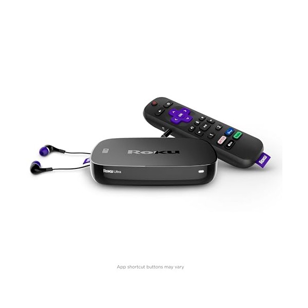 Roku Ultra LT 4K/HDR/HD Streaming Player with Enhanced Voice Remote,