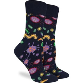 Good Luck Sock Women's Germs Socks, Adult, Shoe Size 5-9
