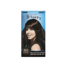 Sehwa Be Happy Hair Color Cream 5.5G Dark Coffee Brown / 세화 비해피 헤어 컬러크림 5.5G 다크커피브라운