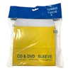 USDISC Paper Sleeves 100g Window, Flap, Yellow, Pack of 1000