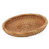 Rattan Fruit Tray Hand Woven Elegant Traditional Natural Rattan Serving