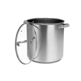 Sedona Kitchen 10qt Stainless Steel Stockpot w/ Glass Lid New In Box, Make Soup!