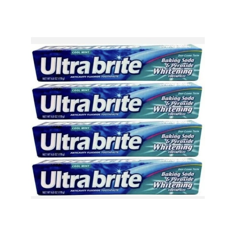 lot of 8 Ultra Brite Cool Mint Toothpaste with Baking