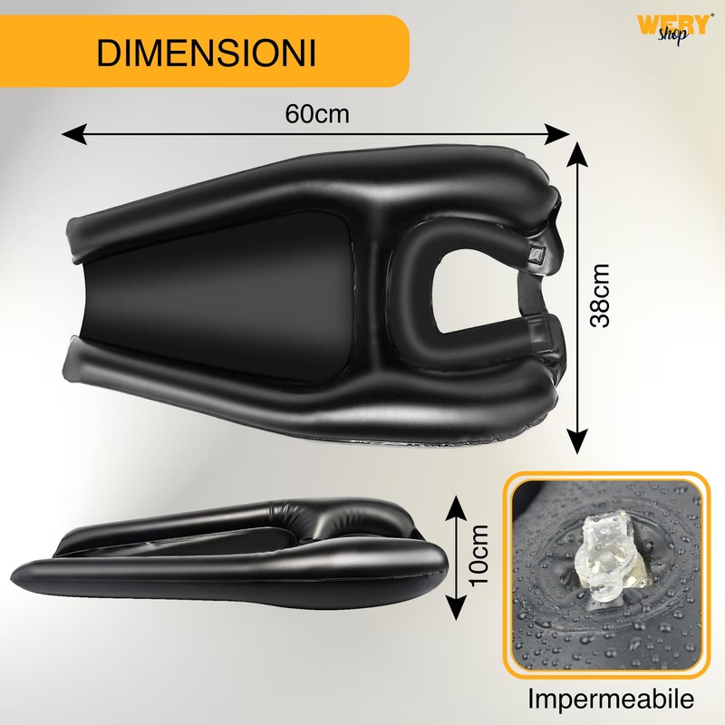 Wery Shop Portable Folding Professional Hairdresser Wash Basin