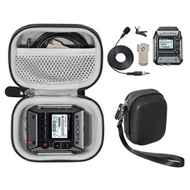 getgear case for Zoom F1-LP Lavalier Body-Pack Recorder Audio for Video Recorder, Organizer for Zoom F1-LP, Lavalier Microphone, SD Cards, Battery