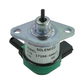 Fuel Shut Off Solenoid Compatible with Kubota V1205 V1505 V1305 D1105 D1005 D905 Mower Excavator Tractor Generator Replace Yanmar 17208-60015 17208-60016 17208-60017 17208-60010