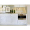 Fox Run Mounted Under Cabinet Wooden Wine Glass Holder Rack,