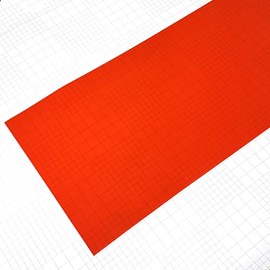 DIYAH 12 X 48 Inches Self Adhesive Headlight, Tail Lights, Fog Lights Tint Vinyl Film (Red)