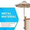 Pssopp Heavy Duty Patio Umbrella Holder, Stainless Steel Umbrella Stand