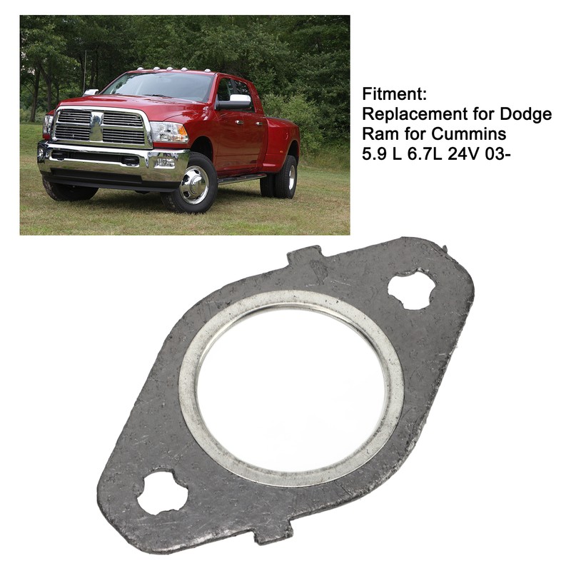 6pcs Exhaust Manifold Gasket Set Perfect Sealing Replacement for Dodge