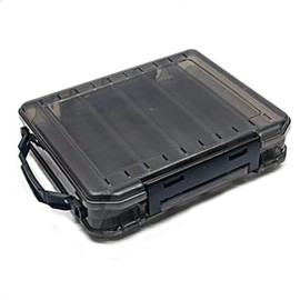 Fishing Lure Fishing Tackle Box with 12 Compartments Double Sided Waterproof.
