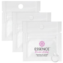 Essence Difusor nasal | Anillo de aceite esencial | Inhalador de nariz de silicona (alivio de náuseas), paquete de 3 (solo anillo)