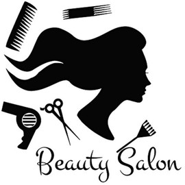 Beauty Salon Wall Stickers Hair Salon Decal Fashion Girl Woman Haircut Hairdressing Barbershop Comb Decals Vinyl Home Decor Art Mural MN473 96 6