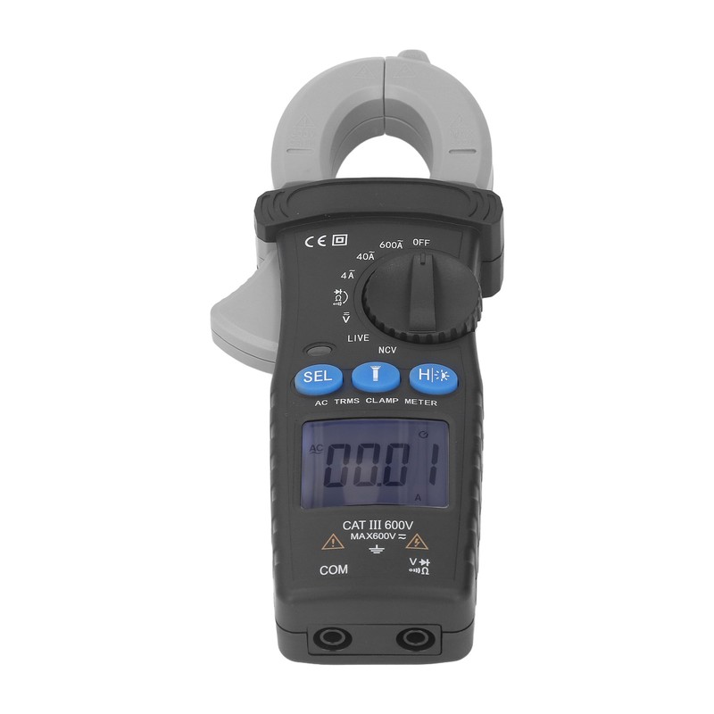 Smart Clamp Multimeter High Accuracy 600A Non Contact Backlight Digital