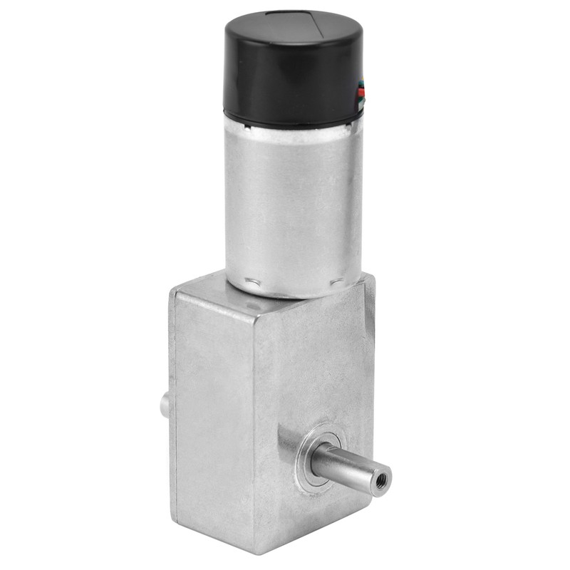 DC Worm Gear Motor 15mm Double Shaft Speed Reduction Drive