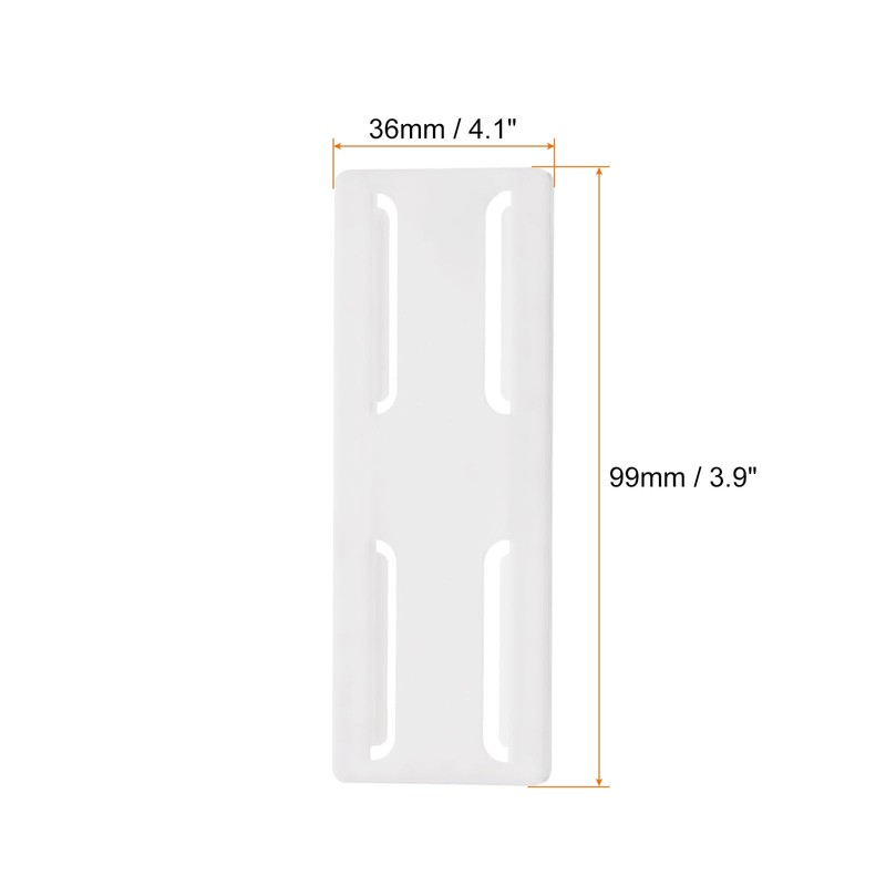 HARFINGTON 10pcs Adhesive Punch-Free Socket Holder, Power Strip Holder, Self-Adhesive