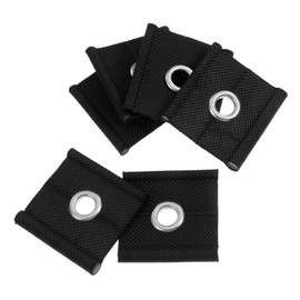 Kisangel 6pcs Awning Piping Eyelets for Rv Camping Secure Attachment for Tents and Caravans Hardware for Outdoor Use Fits Rails