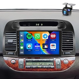 Car Stereo for Toyota Camry 2000-2006 Wireless CarPlay/Android Auto Android 15 Radio【8Core4+64Gwith Qualcomm】 9" IPS Touch Screen,BT5.1,DSP Hi-Res/OBD2,GPS,SWC,Backup Camera METEESER for Camry