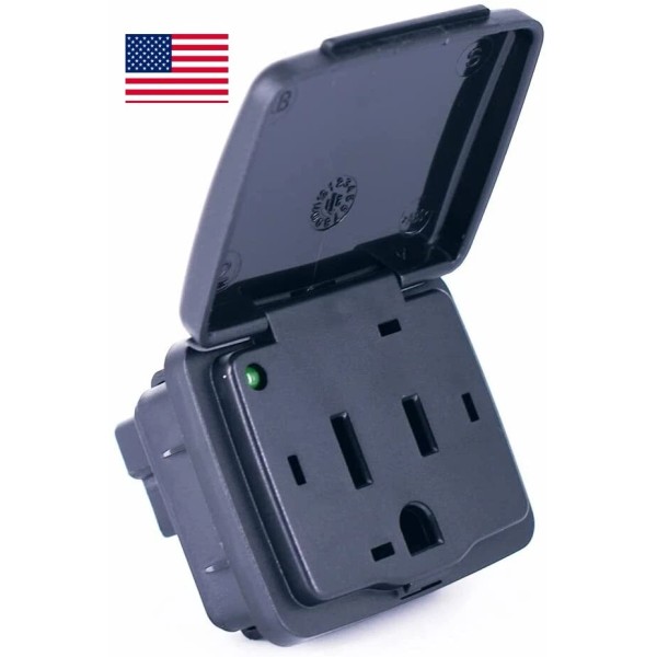 Unbranded 110V Center Console Auxiliary Power Outlet Plug For Ford