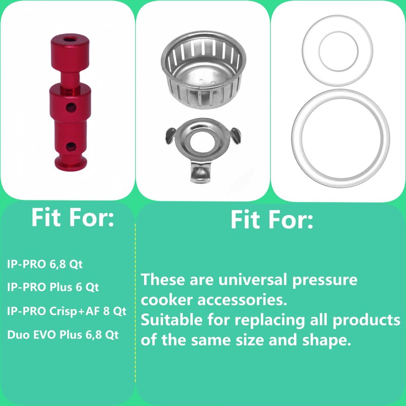 Pnltae Replacement Sealing Ring Set for Instant Pot Pro 60