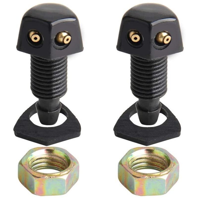 Zoucsj (2 of Pack)10mm Gm Front Windshield Wiper Washer Nozzle